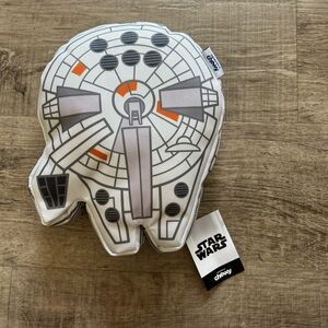 CHEWY Disney Star Wars Millennium Falcon 10" Squeaky Plush Dog Toy -NEW